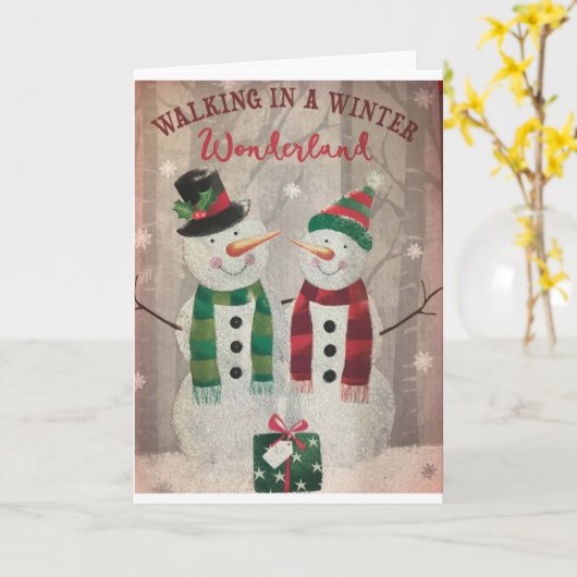 CARTE **CHAQUE JOUR EST MERVEILLE AVEC VOUS" NOËL (Fleur jaune)