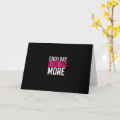 Carte Chaque jour je t'aime plus Conception de citation  (Fleur jaune)