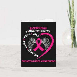 Carte Chaque Jour, Ma Soeur Me Manque Un Cher Cancer Du 