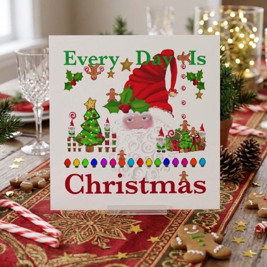 Carte Chaque jour, Noël