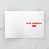 Carte Chaque lapin a besoin d'un Boo (Intérieur)