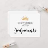 Carte Chaque Prince a besoin de beaux-parents (Devant/Arrière en situation)