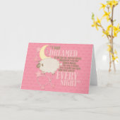 Carte Chaque soir (Fleur jaune)