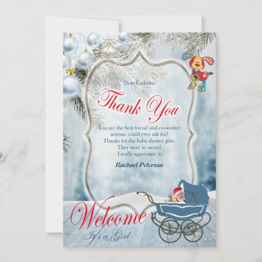 Carte Char de vacances pour bébé vous (Devant)