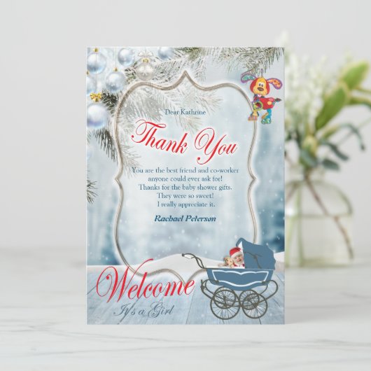 Carte Char de vacances pour bébé vous (Debout devant)