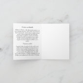 Carte Chardon de la Californie avec Madame peinte - (Intérieur)