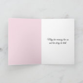 Carte Chardon rose sympathie (Intérieur)
