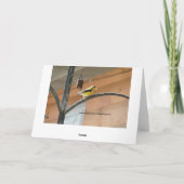 Carte Chardonneret/acclamation (Dos)