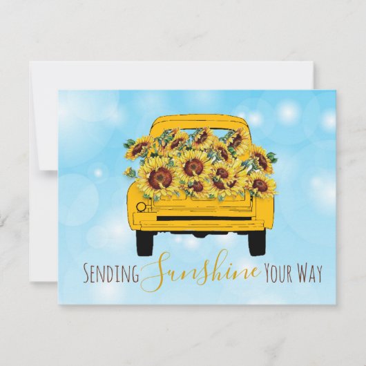 Carte Chargement en camion de soleil (Devant)