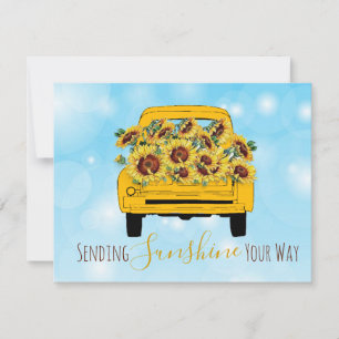 Carte Chargement en camion de soleil