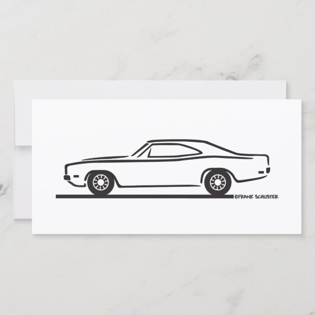 Carte Chargeur Dodge 1969 (Devant)