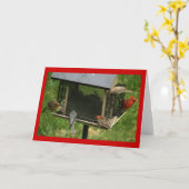 Carte Chargeur d'oiseaux occupé (Fleur jaune)