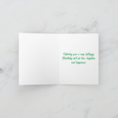 Carte Chariot de golf avec un mignon Cavalier King Charl (Intérieur)