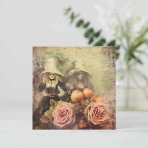 Carte Chariot Halloween vintage (1)