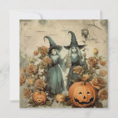Carte Chariot Halloween vintage (6) (Devant)