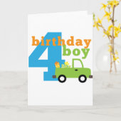 Carte Chariot pour enfant 4 (Fleur jaune)