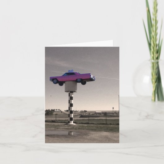 Carte Chariot rose (Devant)