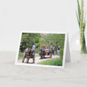 Carte Chariots à chevaux dans le parc (Devant)