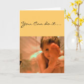 Carte Charity Angel Encouragement (Fleur jaune)