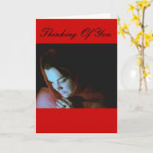 Carte Charity Angel, Pensez à vous (Fleur jaune)