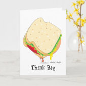 Carte Charles Antlas_Think Big_Graduation card (Fleur jaune)