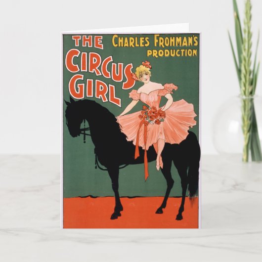 Carte Charles Frohman's Production, The Circus Girl 3 (Devant)