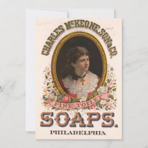 Carte Charles McKeone, Son & Co., Antique Soap Ad
