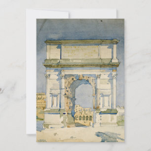 Carte Charles Rennie Mackintosh - L'Arc de Titus, Rome
