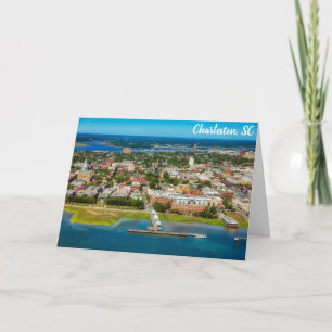 Carte Charleston Caroline du Sud City Skyline Photo