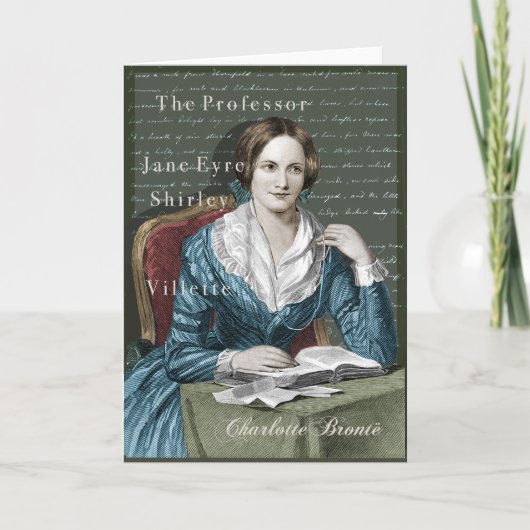 Carte Charlotte Bronte (Devant)