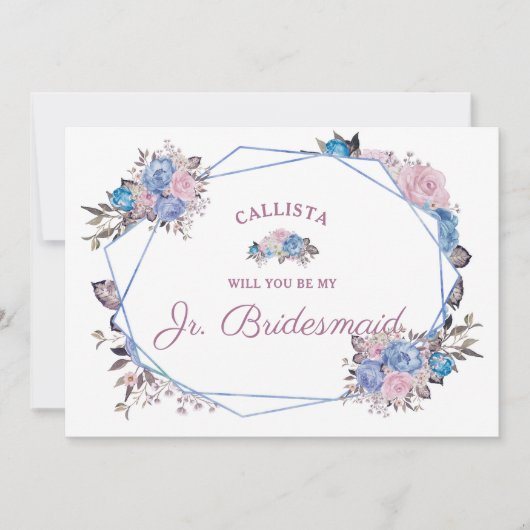 Carte Charm Chic Be My Jr Bridesmaid Proposition (Devant)