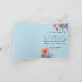 Carte Charmant aquarelle Florale Fête des Mères Botaniqu (Intérieur)