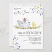 Carte Charmante ferme rustique | Bébé de poulet (Devant)