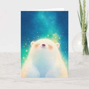 Carte Charme apaisant d'ours polaire