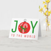 Carte Charme canne à canne Noël Ornement Noël Noël Noël  (Fleur jaune)