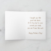 Carte Charme de bonne chance en fer à cheval de fête des (Intérieur)