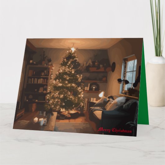 Carte Charme de Noël (Devant)