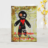 Carte Charme de vaudou (Fleur jaune)