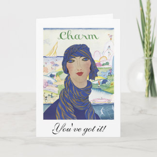 Carte Charme : Vous l'avez ! : Fashion Birthday Card