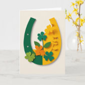 Carte Charmes de chance en fleurs (Fleur jaune)