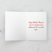 Carte Charming Heart-Themed Pierrot Clown Birthday (Intérieur)