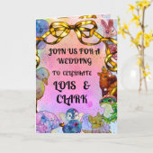 Carte Charms Chanceux (Fleur jaune)