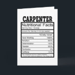 Carte Charpentier<br><div class="desc">Parfait comme surprise d'anniversaire pour un charpentier ! Pour tous ceux qui aiment l'artisanat,  la menuiserie et le travail honnête fait main</div>