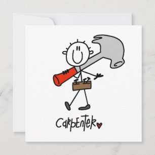 Carte Charpentier Avec Marteau