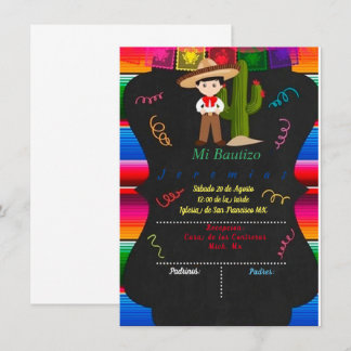 CARTE CHARRO BAUTIZO