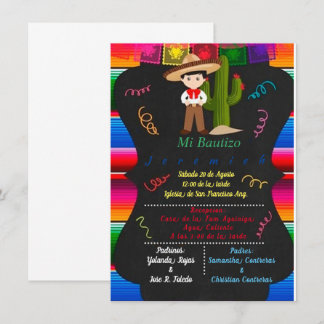 CARTE CHARRO BAUTIZO