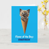 Carte Chartreux Cone (Fleur jaune)