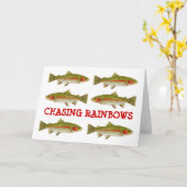 Carte Chasing Rainbows (Fleur jaune)