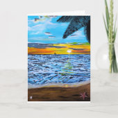 Carte Chasing the Sunset Peinture d'Alfred Fox (Devant)