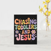 Carte Chasing Toddlers And Jesus  (Fleur jaune)
